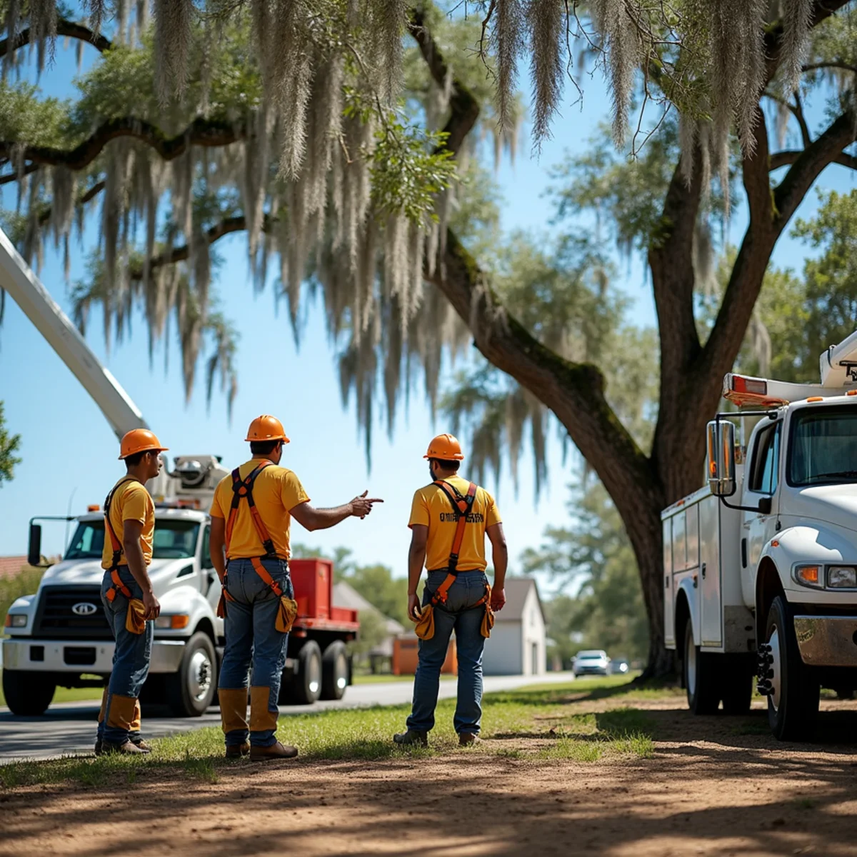 Tree Services Savannah GA crew performing commercial & hoa tree service in Savannah, GA